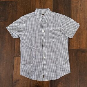 Ben Sherman Black and White Gingham Shirt